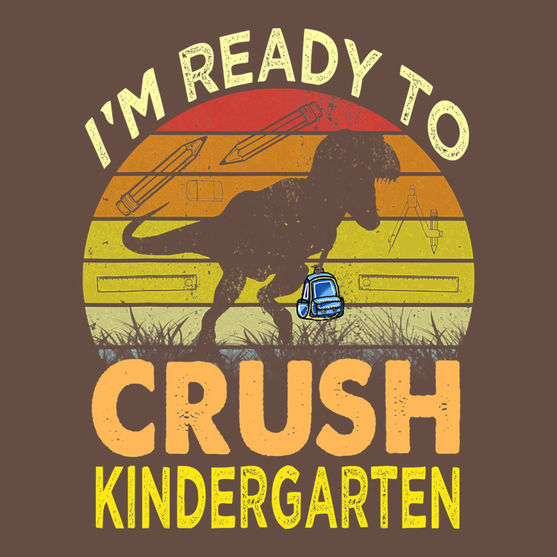 I'm Ready To Crush Kindergarten Dinosaur Back To School Kids T Shirt Long Sleeve Tee by artisFamous | Teevron