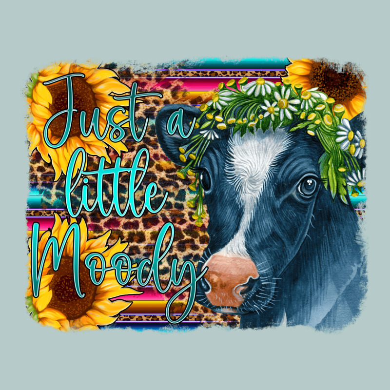 Cow Serape Just A Little Moody Heavy Core Tee by CowCowDesign | Teevron
