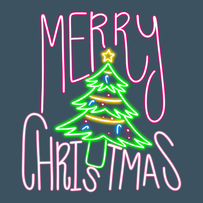 Merry Neon Christmas Urban Heavy Tee by CowhideDigitalArt | Teevron