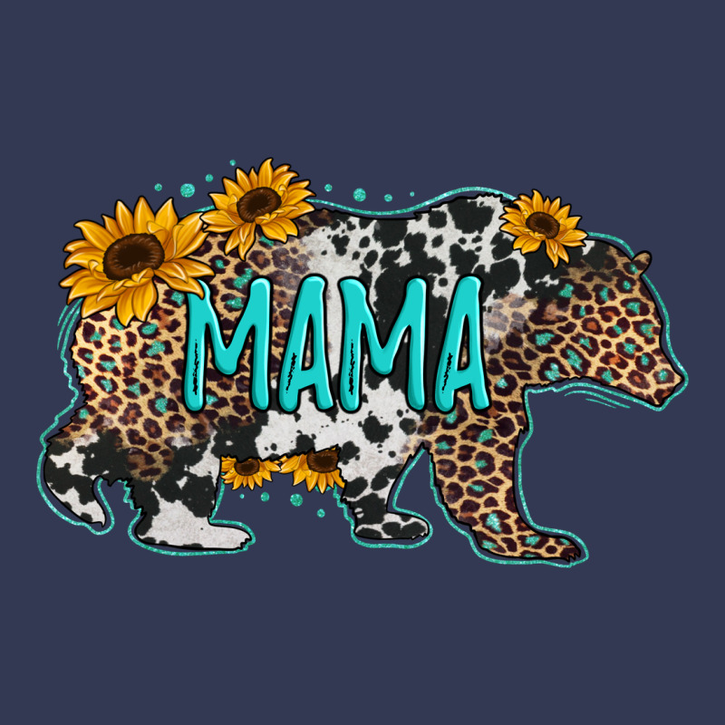 Mama Bear Sunflowers Leopard Cowhide Mother's Day Heavyweight Hoodie by Jasminsmagicworld | Teevron