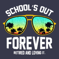 School Out Forever Retired Teacher Retro Summer Long Sleeve Tee | Teevron