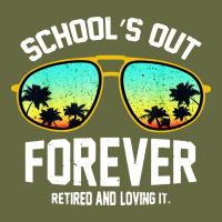 School Out Forever Retired Teacher Retro Summer Long Sleeve Tee | Teevron