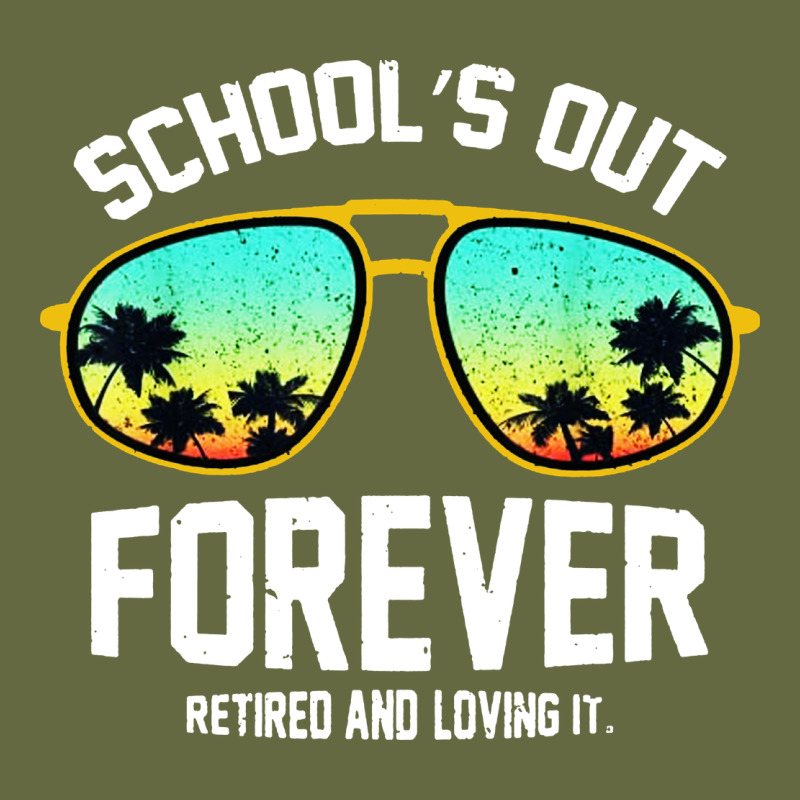 School Out Forever Retired Teacher Retro Summer Long Sleeve Tee by artisFamous | Teevron