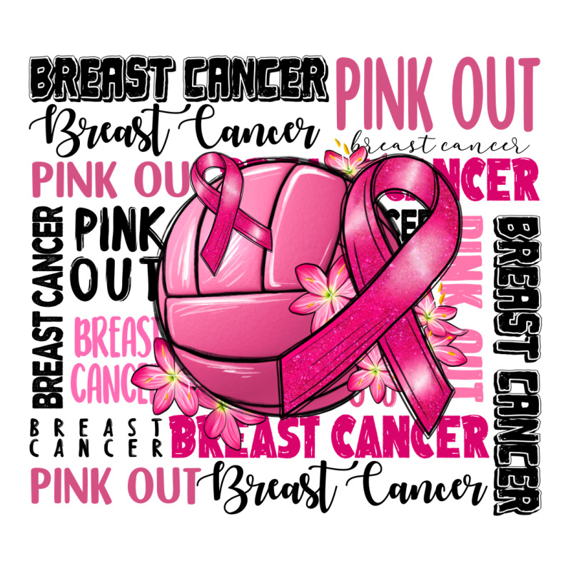 Volleyball Pink Out Breast Cancer Premium Sweatshirt by RanaPortraitStore | Teevron