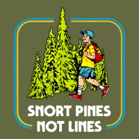 Snort Pines Not Lines Funny Boy Going To School Vintage Long Sleeve Tee | Teevron