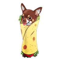 funny chihuahua dog burrito food tee | Teevron