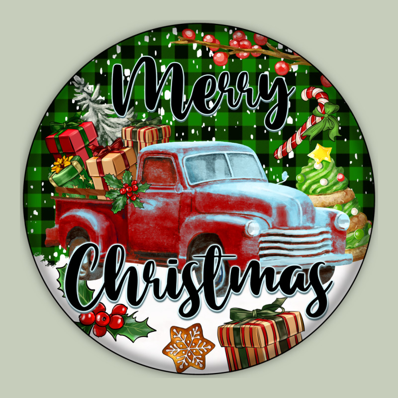 Merry Christmas Truck Ladies Tee by FaDigitalArtStudio | Teevron