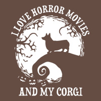 I Love Horror Movies And My Corgi Funny Corgi Long Sleeve Tee | Teevron