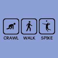 Crawl Walk Spike Volleyball Long Sleeve Tee | Teevron