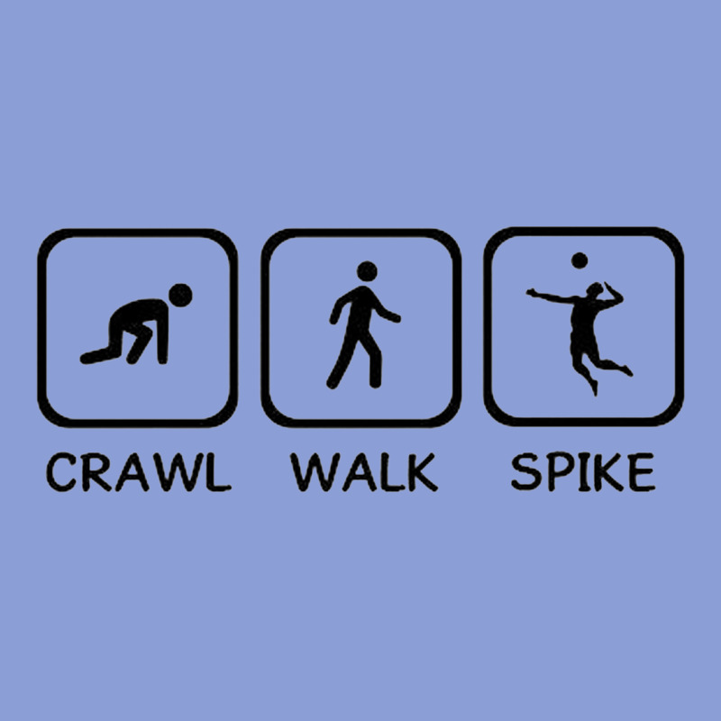 Crawl Walk Spike Volleyball Long Sleeve Tee by artisFamous | Teevron
