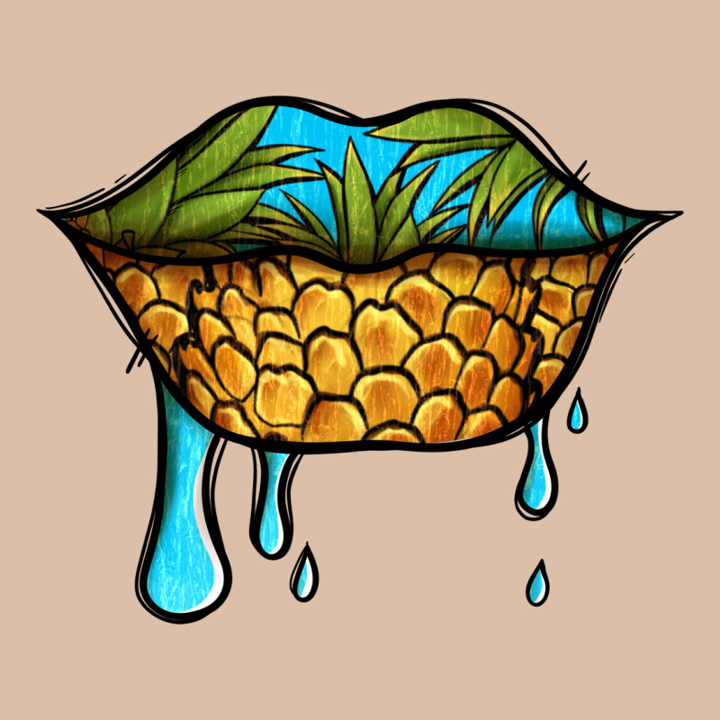 Summer Vibes Pineapple Lips Urban Heavy Tee by Jasminsmagicworld | Teevron