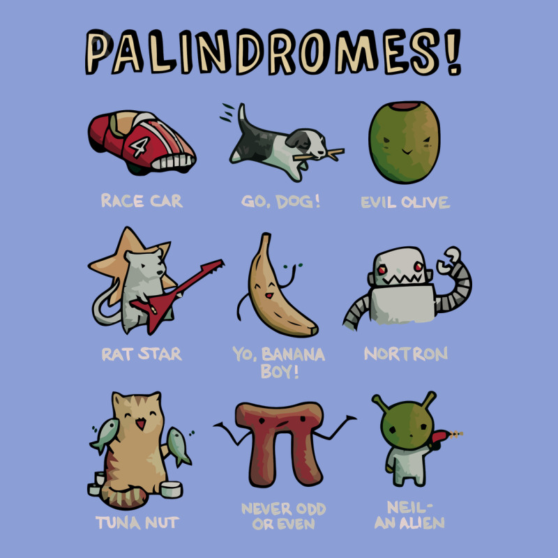 Palindromes! Long Sleeve Tee by artisFamous | Teevron