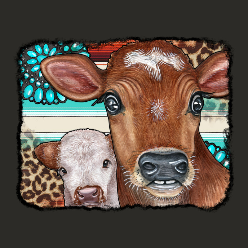 Cows Serape Leopard Gemstone Heavy Core Tee by CowCowDesign | Teevron