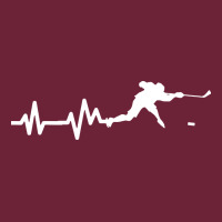 Hockey Player Heartbeat Ice Long Sleeve Tee | Teevron