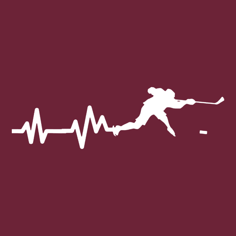 Hockey Player Heartbeat Ice Long Sleeve Tee by artisFamous | Teevron