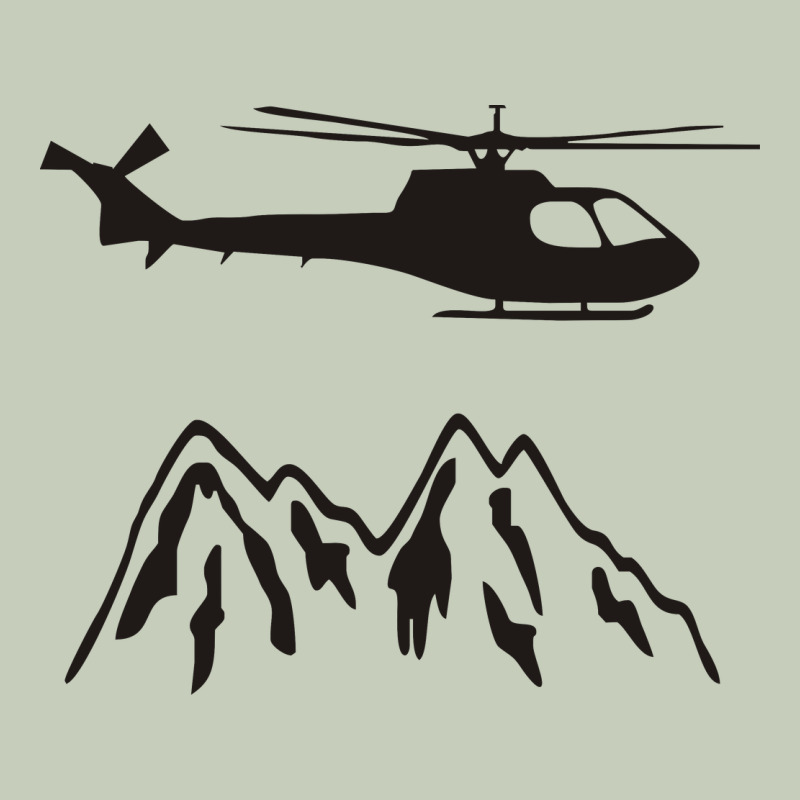 Mountain Rescue Helicopter Funny Long Sleeve Tee by artisFamous | Teevron