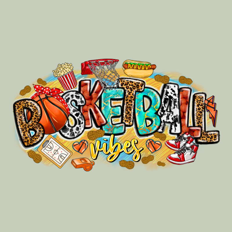 Basketball Vibes Long Sleeve Tee by CowhideDigitalArt | Teevron