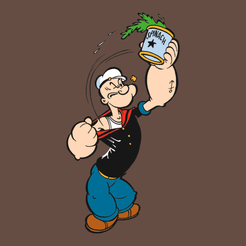 Popeye Spinach Retro Mens Funny Long Sleeve Tee by artisFamous | Teevron
