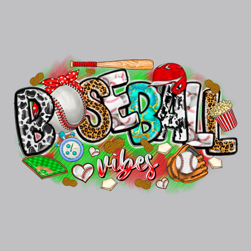 Baseball Vibes Long Sleeve Tee by CowhideDigitalArt | Teevron