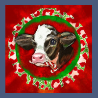 Christmas Holstein Calf Face Vintage Hoodie | Teevron
