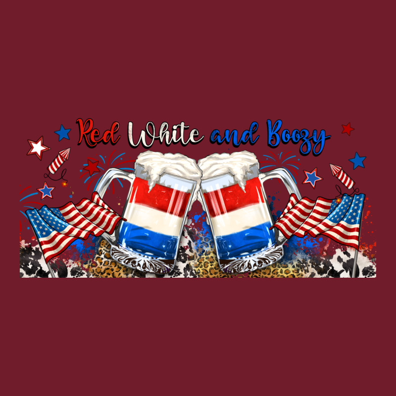 Red White And Boozy Libbey Glass Zipper Hoodie by RanaPortraitStore | Teevron