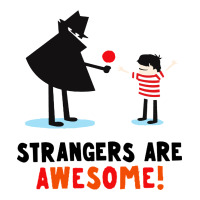 Strangers Are Awesome Long Sleeve Tee | Teevron
