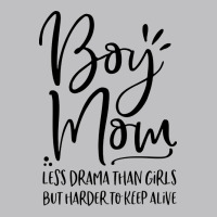 Boy Mom Less Drama Than Girls But Harder To Long Sleeve Tee | Teevron