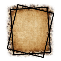 Burlap and Leopard  Black Frame | Teevron