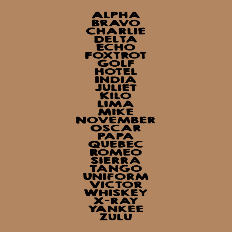 Phonetic Alphabet Long Sleeve Tee by artisFamous | Teevron