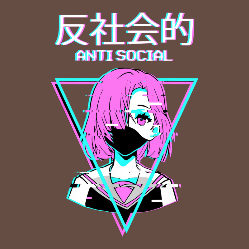 Antisocial Wave Anime Long Sleeve Tee by artisFamous | Teevron