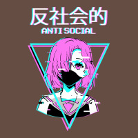 Antisocial Wave Anime Long Sleeve Tee | Teevron