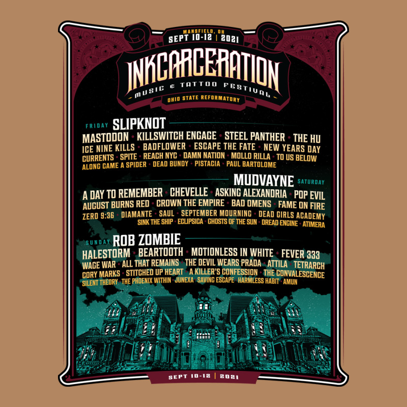 Face Mask Mansfield Ohio Inkcarceration Lineup Long Sleeve Tee by artisFamous | Teevron