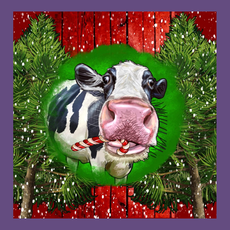 Christmas Holstein Vintage Hoodie by LillyAllenDesigns | Teevron