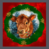 Christmas Red Angus Calf Head Vintage Hoodie | Teevron