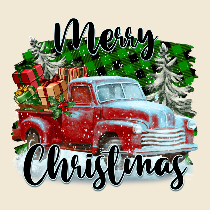 Merry Christmas Truck With Gifts Ladies Tee by FaDigitalArtStudio | Teevron