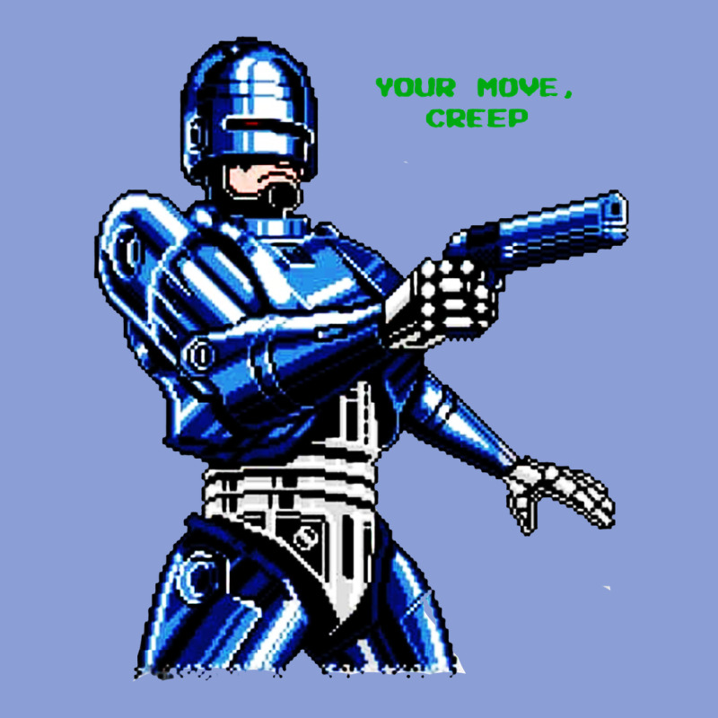 8bit Robocop Long Sleeve Tee by artisFamous | Teevron