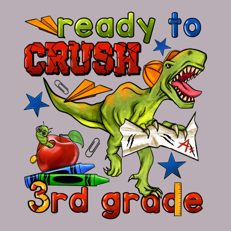 Ready To Crush 3rd Grade Vintage Tee by BundleAndBundleShop | Teevron