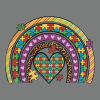 Autism Awareness Heart Leopard Rainbow Premium Hoodie | Teevron