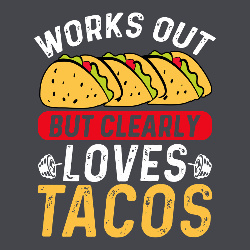 Tacos Work Out Gym Gift Classic Long Sleeve Tee by artisFamous | Teevron