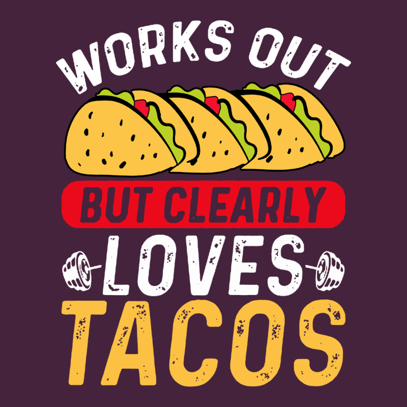 Tacos Work Out Gym Gift Classic Long Sleeve Tee by artisFamous | Teevron