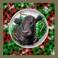 Christmas Black Angus Cow Vintage Hoodie | Teevron