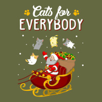 Cats For Everybody Cat Christmas Ugly Christmas Sweatshirt Long Sleeve Tee | Teevron