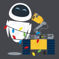 Wall E Eve Christmas Light Wrap Graphic T Shirt Long Sleeve Tee | Teevron