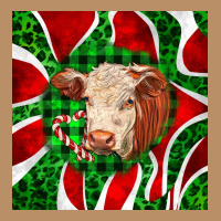 Christmas Hereford Cow Face Vintage Hoodie | Teevron