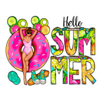 Hello Summer Donut Girl | Teevron