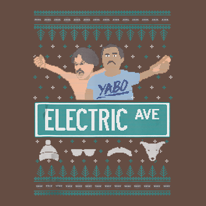Pardon My Take Electric Avenue Ugly Christmas Sweater Long Sleeve Tee by artisFamous | Teevron