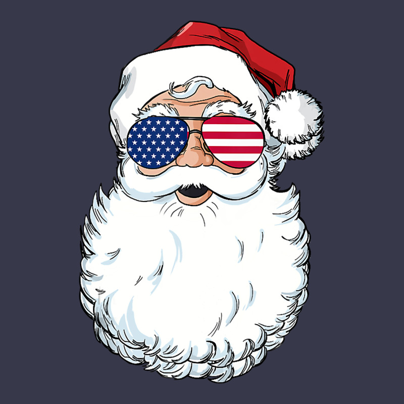 Santa Claus  U.s.a Sunglasses Christmas In July Santa Long Sleeve Tee by artisFamous | Teevron