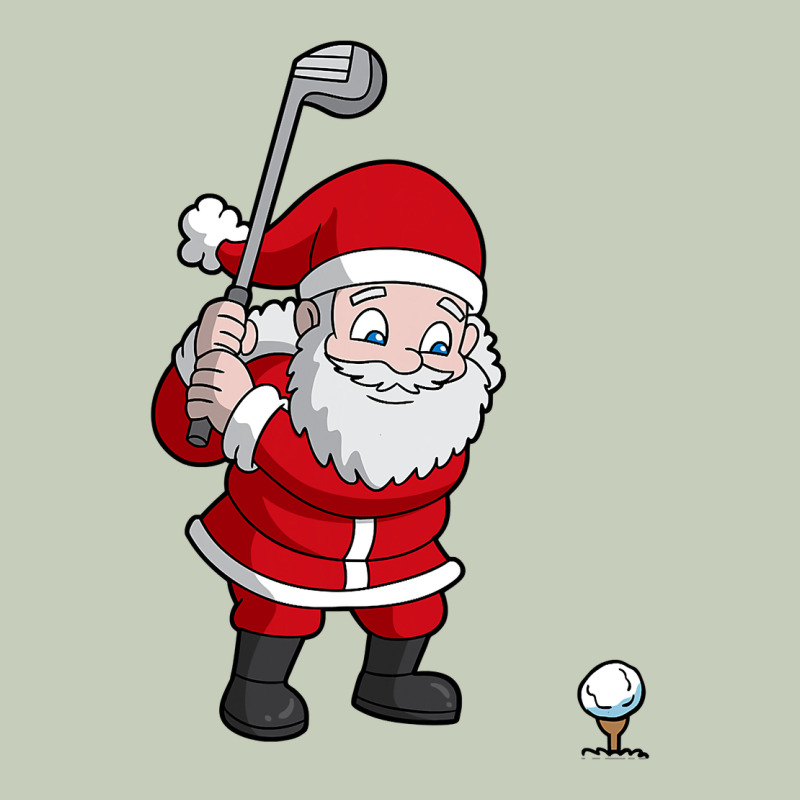 Santa Claus Golf Christmas Golfer Golfing Gift Long Sleeve Tee by artisFamous | Teevron