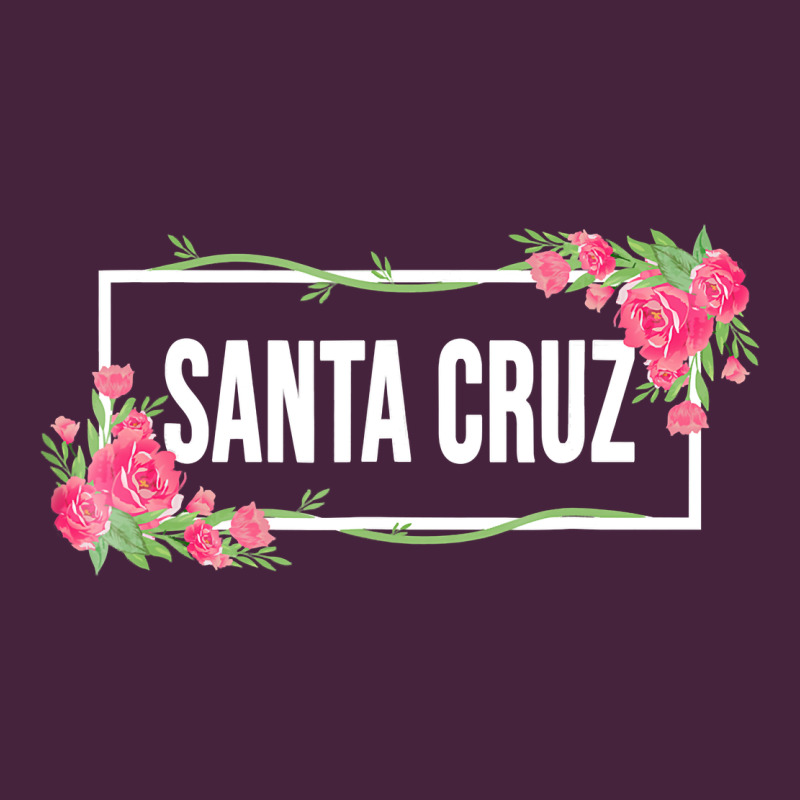 Santa C.r.u.z Cali  Floral Hibiscus Flower Long Sleeve Tee by artisFamous | Teevron