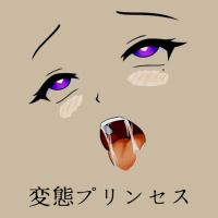 Ahegao Face Girl Long Sleeve Tee | Teevron